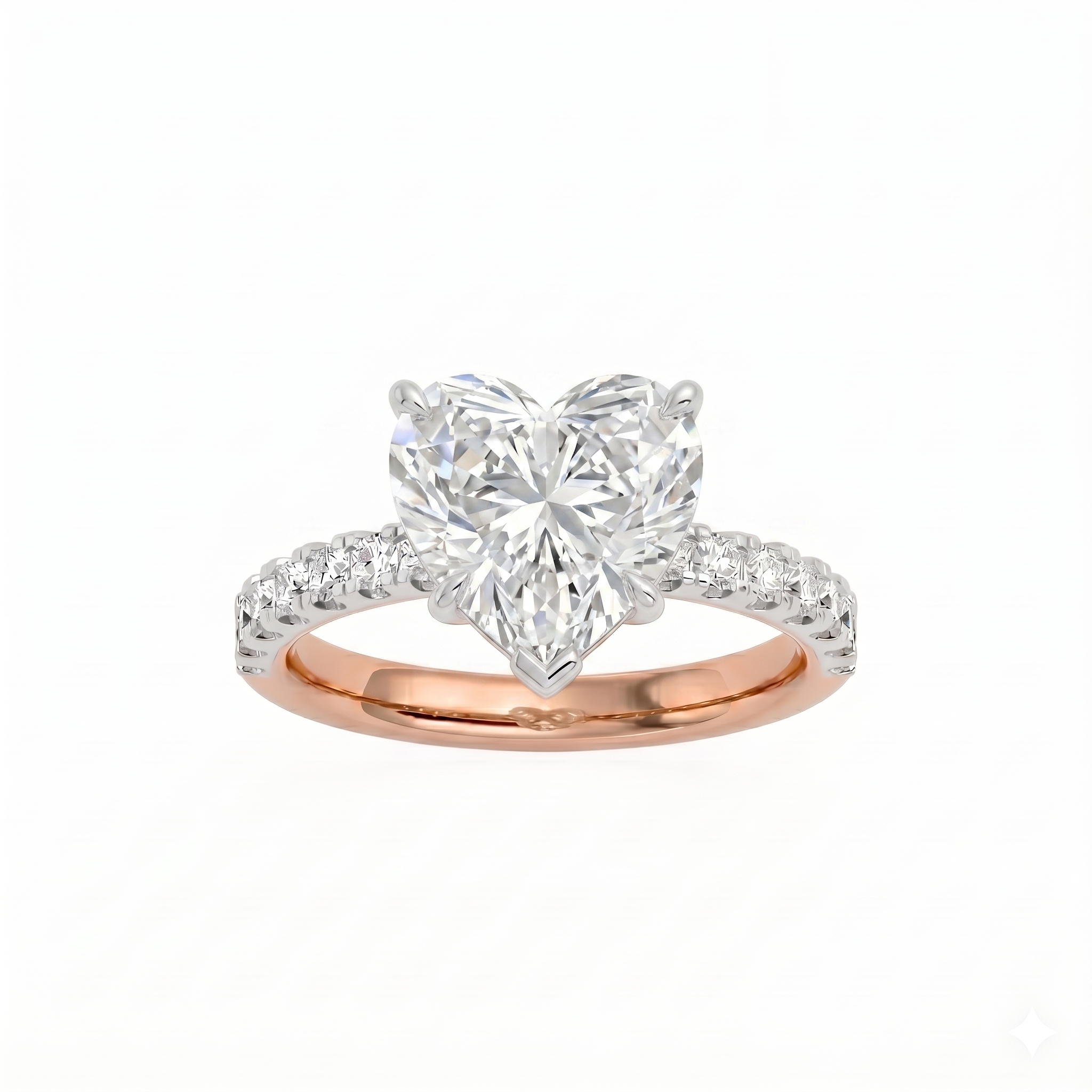 Elara Ring - Heart 1ct