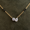 Toi et Moi Diamond Necklace – Round and Pear