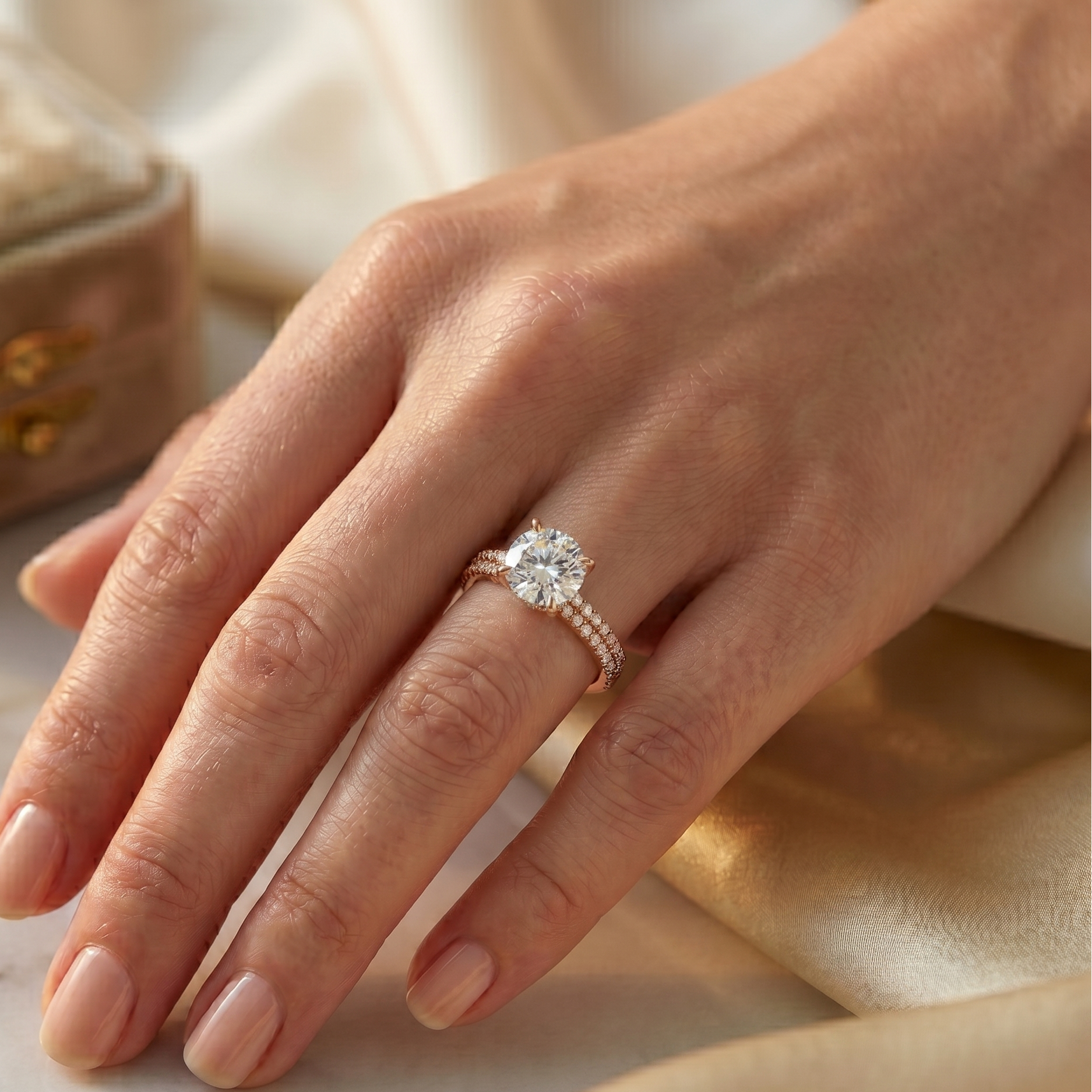 Lumina Pave - Round 1.5ct