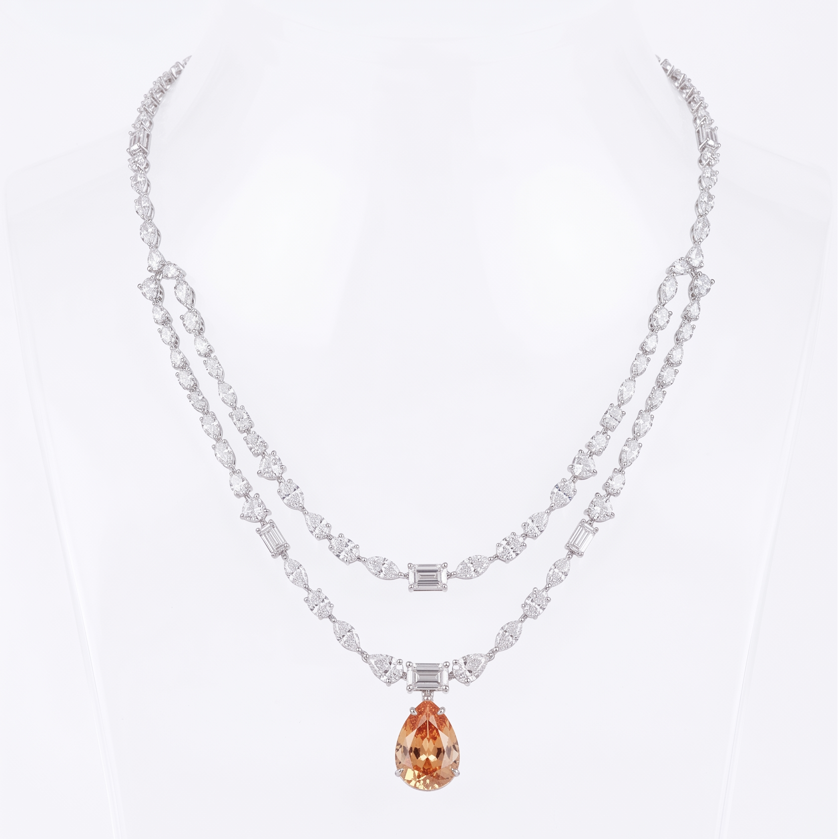 Imperial Amber Crest Necklace