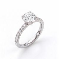 The Clara Crest Ring - Round 2ct