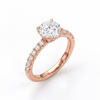 The Clara Crest Ring - Round 0.5ct