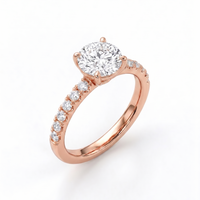 The Clara Crest Ring - Round 2ct
