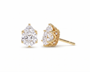 Pear studs - Crown setting