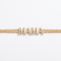 MAMA Double Chain Bracelet