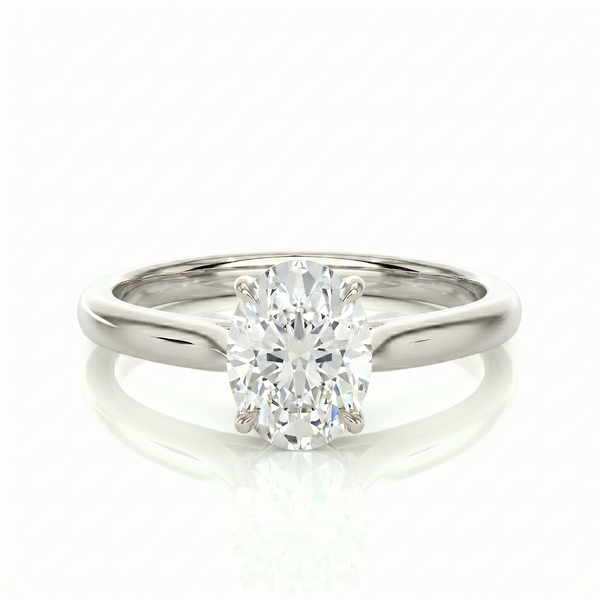 9 kt / White Gold / 7