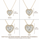 Halo Solitaire Pendant