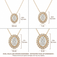 Halo Solitaire Pendant