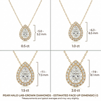 Halo Solitaire Pendant