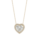 Halo Solitaire Pendant