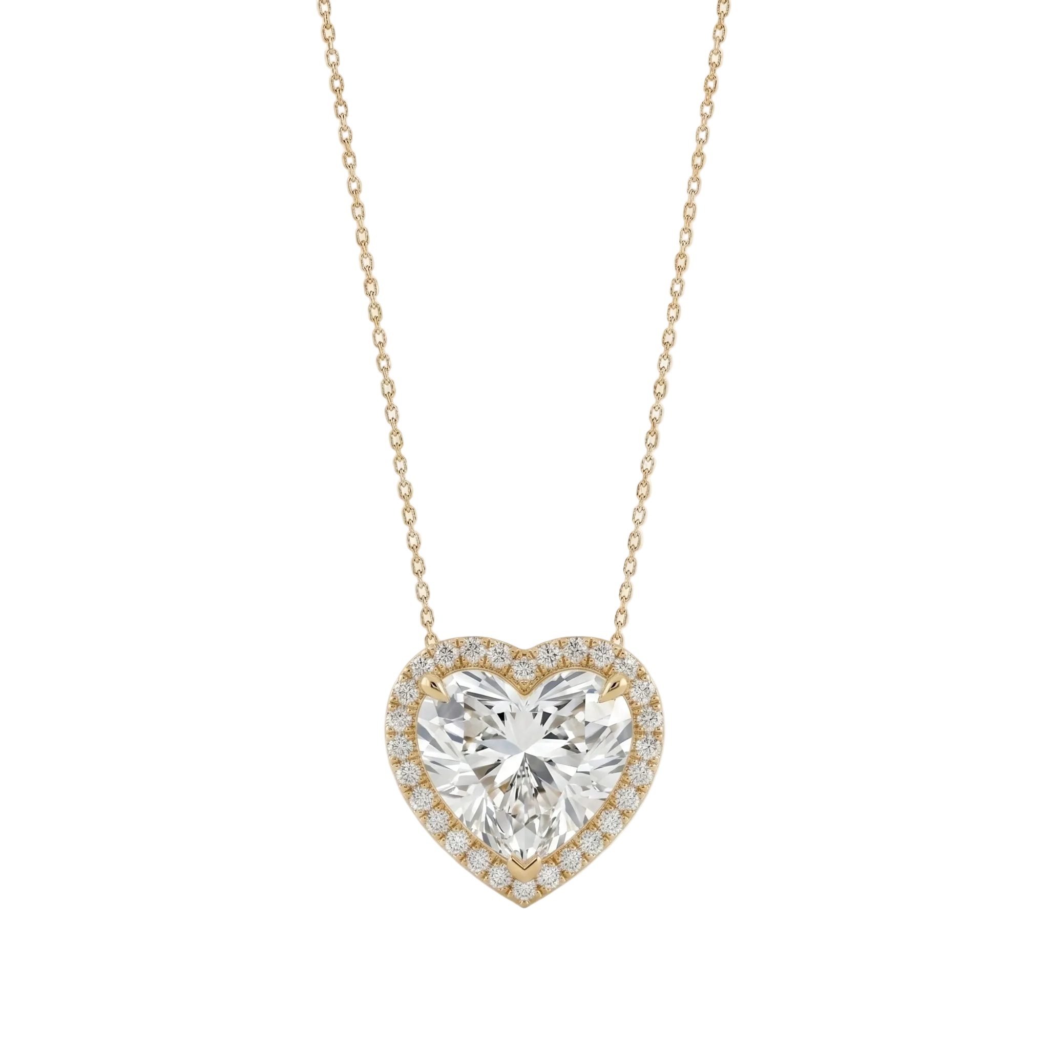 Halo Solitaire Pendant