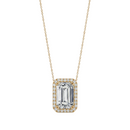 Halo Solitaire Pendant