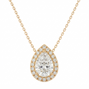 Halo Solitaire Pendant