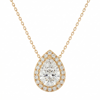 Halo Solitaire Pendant