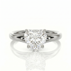 Split Band Ring  - Heart 0.5ct
