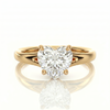 Split Band Ring  - Heart 0.5ct