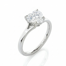 Split Band Ring - Heart 2ct
