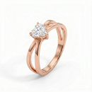 Criss-Cross Ring - Heart 2ct