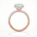 Heart Halo Ring - 1ct