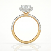 Heart Halo Ring - 1ct