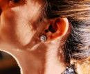 2 ct Infinite glow studs - Basket setting