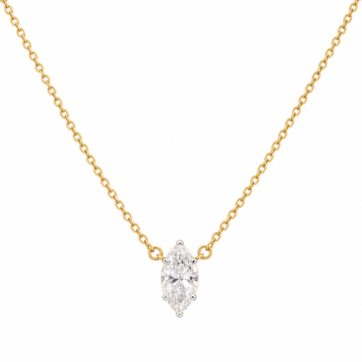 Myra Marquise Diamond Necklace