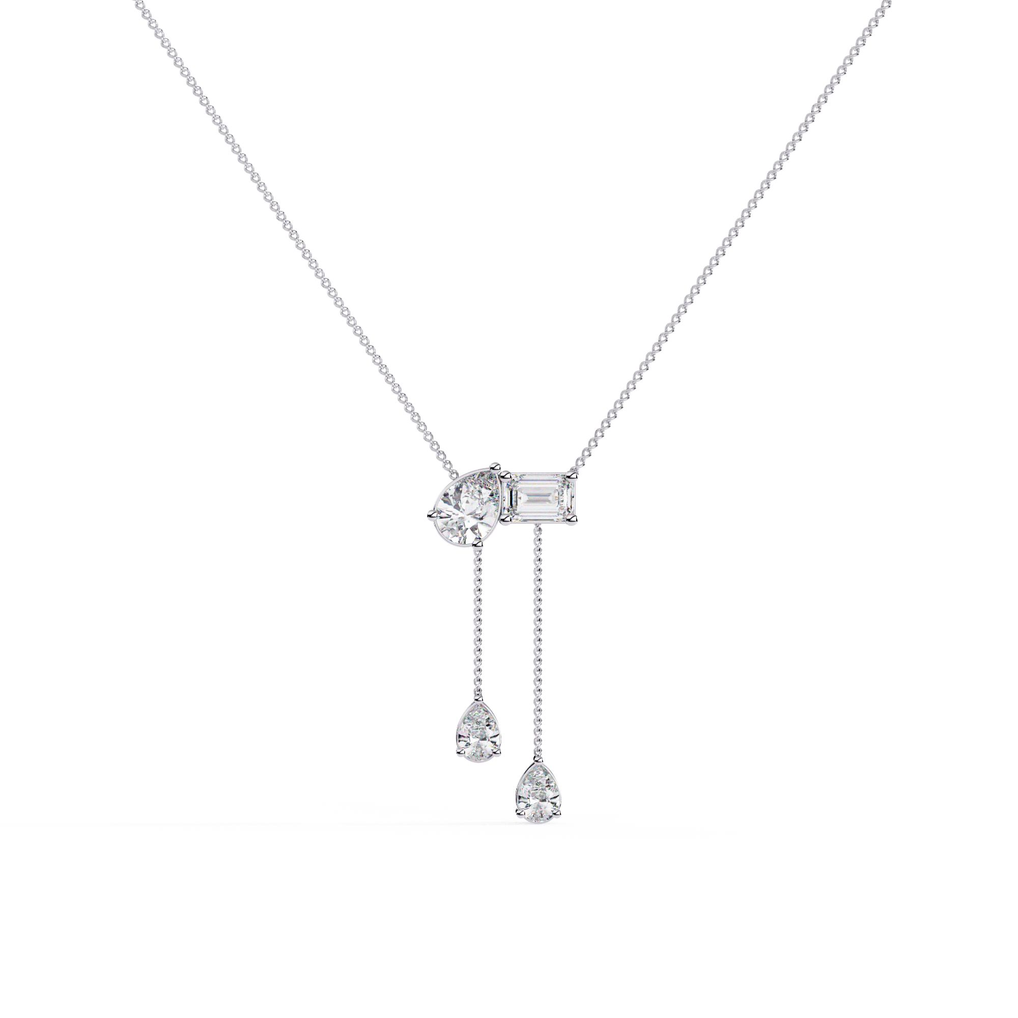 Lustre Drop Necklace