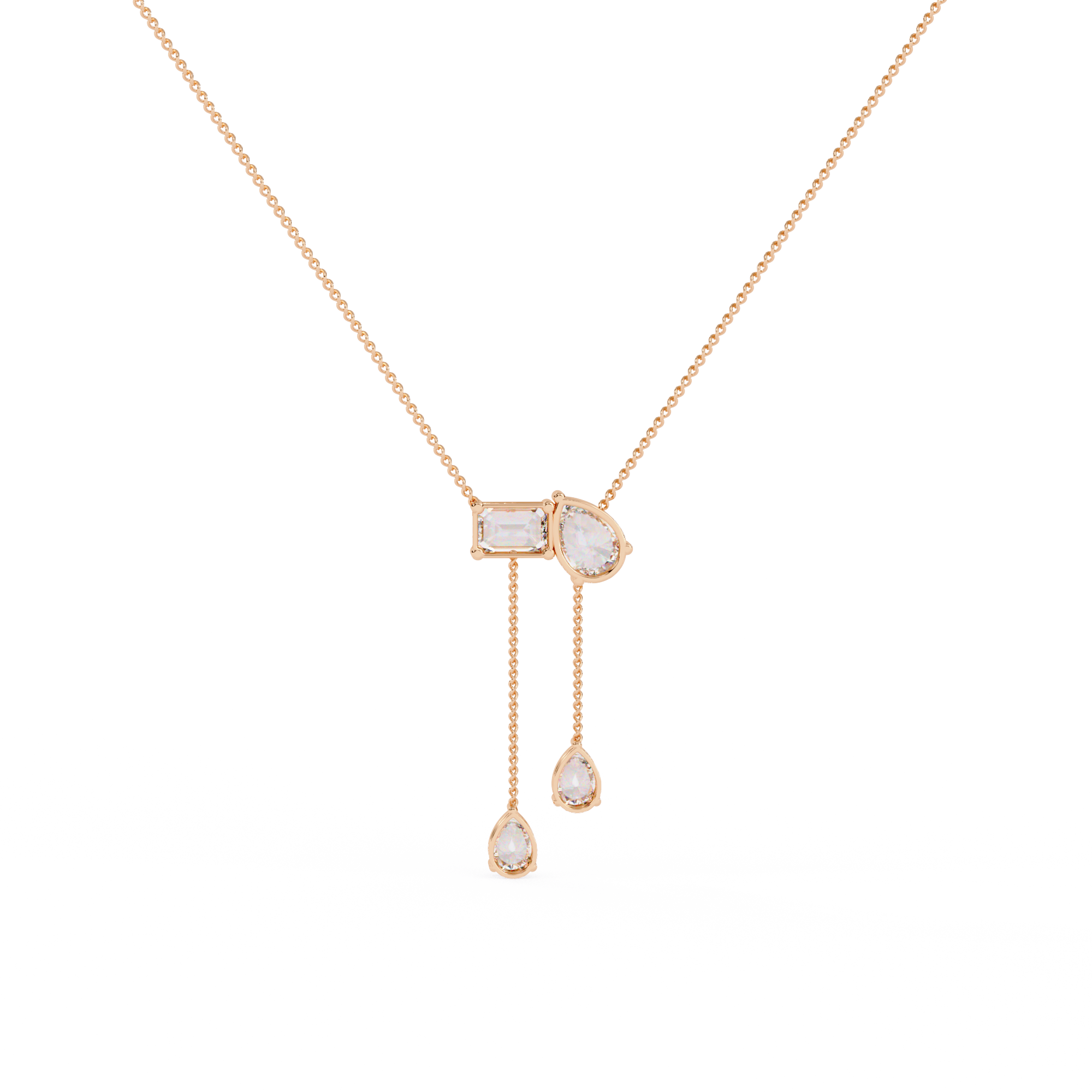 Lustre Drop Necklace