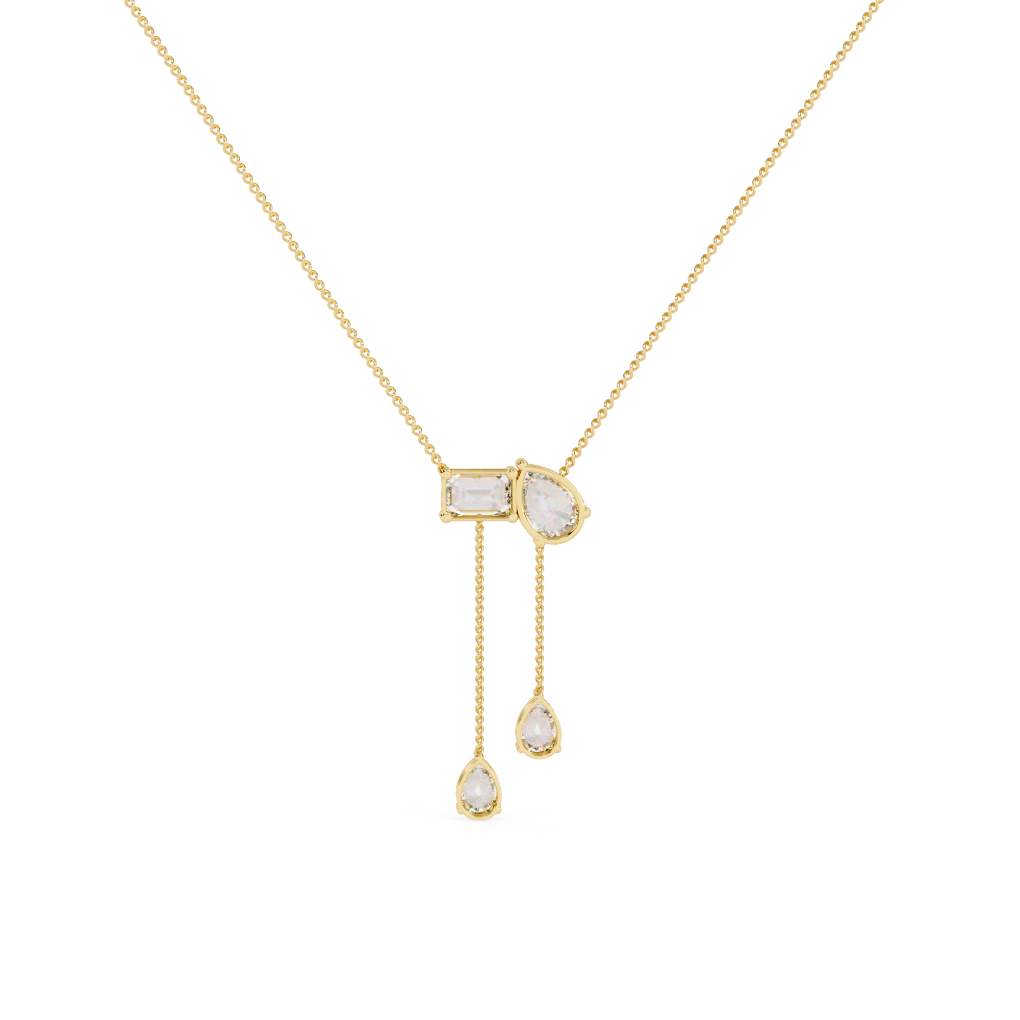 Lustre Drop Necklace