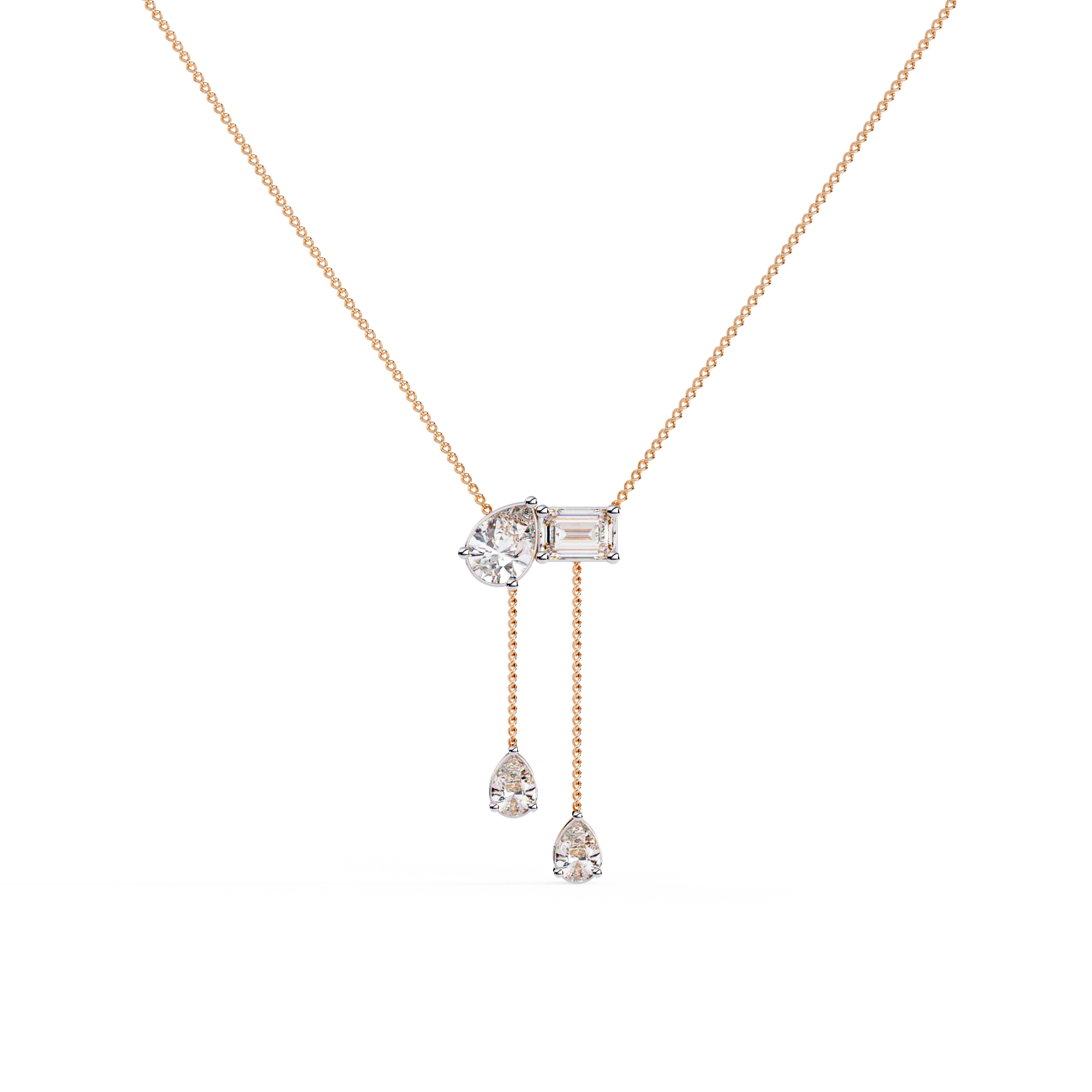 Lustre Drop Necklace