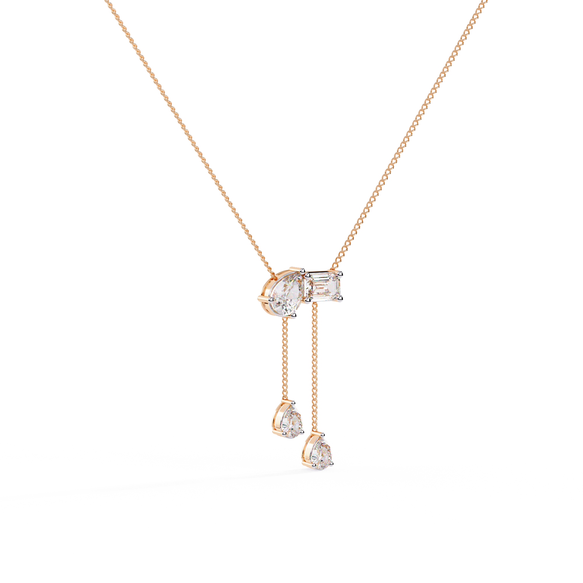 Lustre Drop Necklace
