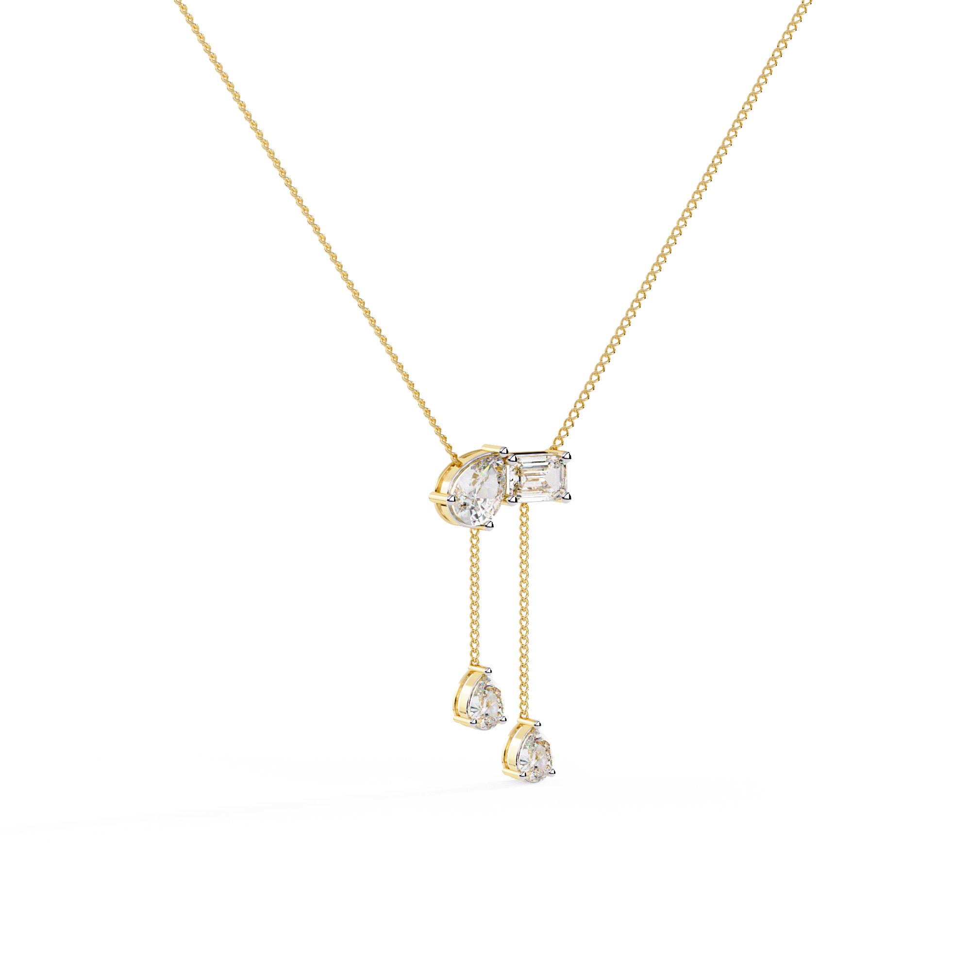Lustre Drop Necklace
