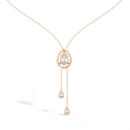 Raindrop Loop Necklace - 1.2 ct pear