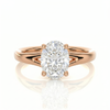 Split Band Ring - Oval 1ct