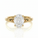 Split Band Ring- Oval 2ct