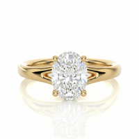 Split Band Ring- Oval 2ct