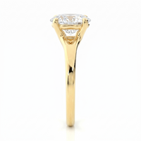 Split Band Ring- Oval 2ct