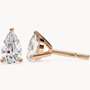 Pear Studs - Martini Setting