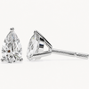 Pear Studs - Martini Setting