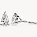 Pear Studs - Martini Setting