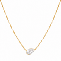 Aira Pear Diamond Necklace