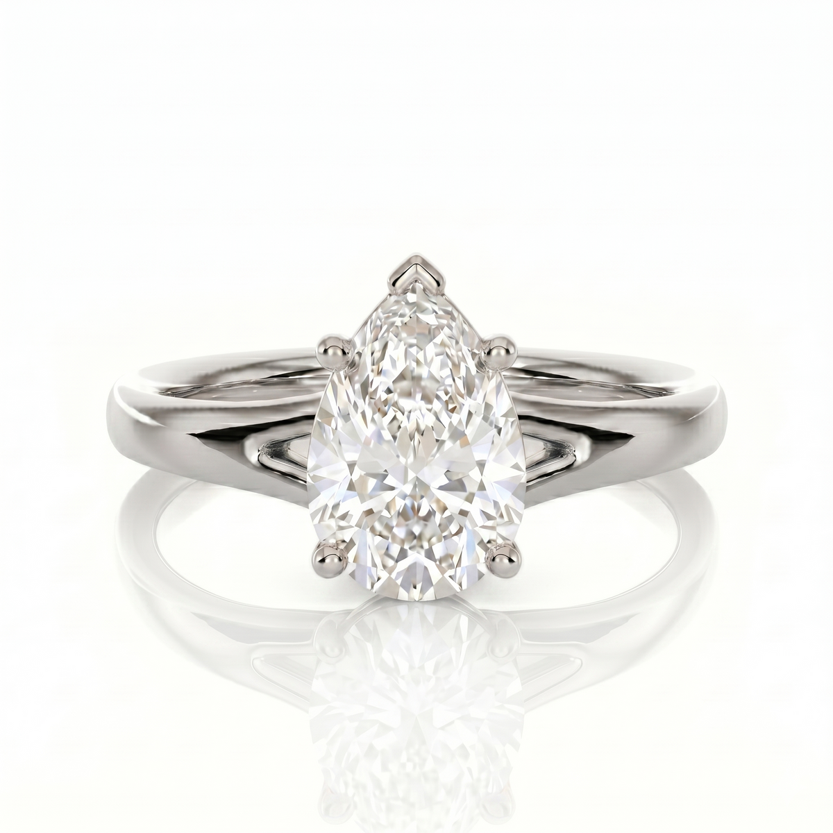 9 kt / White Gold / 7