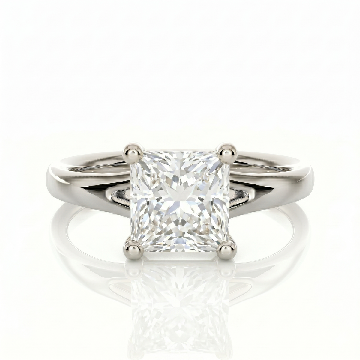 9 kt / White Gold / 7