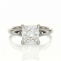 Split Band Ring - Princess 2ct
