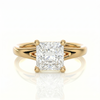 Split Band Ring- Princess 0.5ct