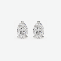 Oval Studs - Martini Setting