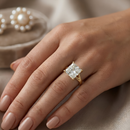 Split Band Ring- Princess 1.5ct