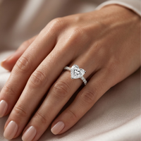The Clara Crest Ring - Heart 1.5ct