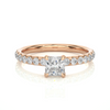 Apex Facet Ring - 0.6 cts princess