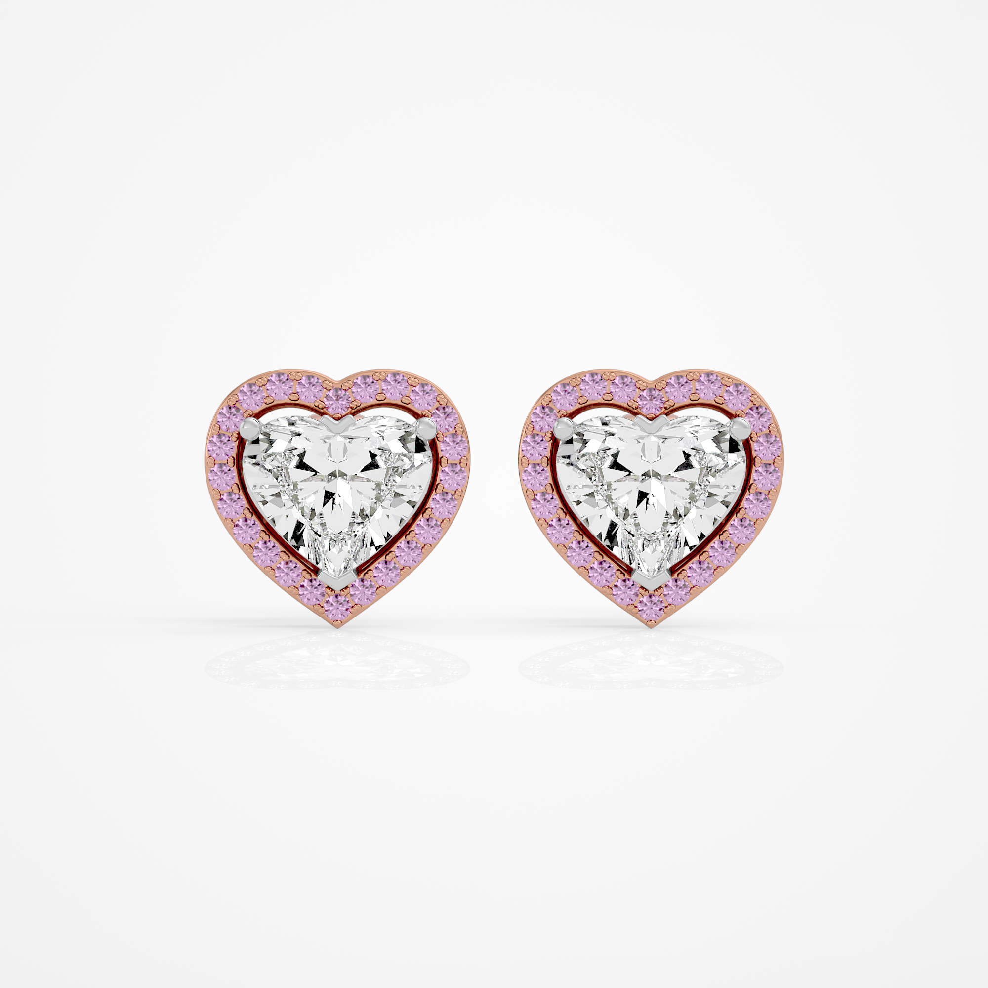 Amora Heart Studs